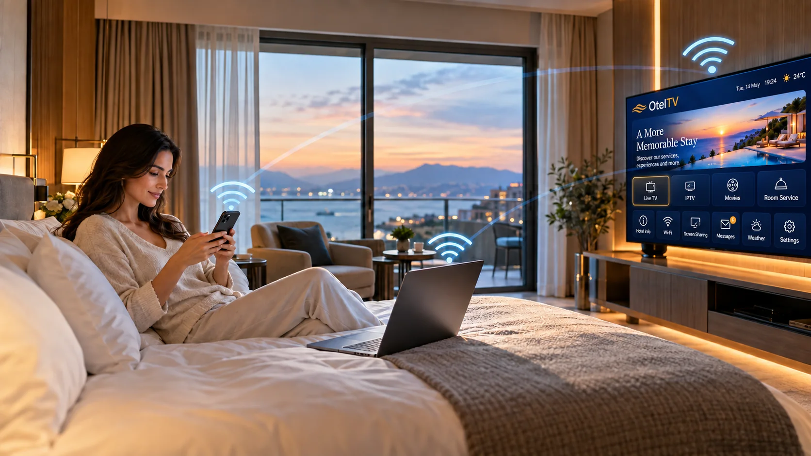 MisafirTV misafir Wi-Fi yönetimi ve güvenli internet erişimi
